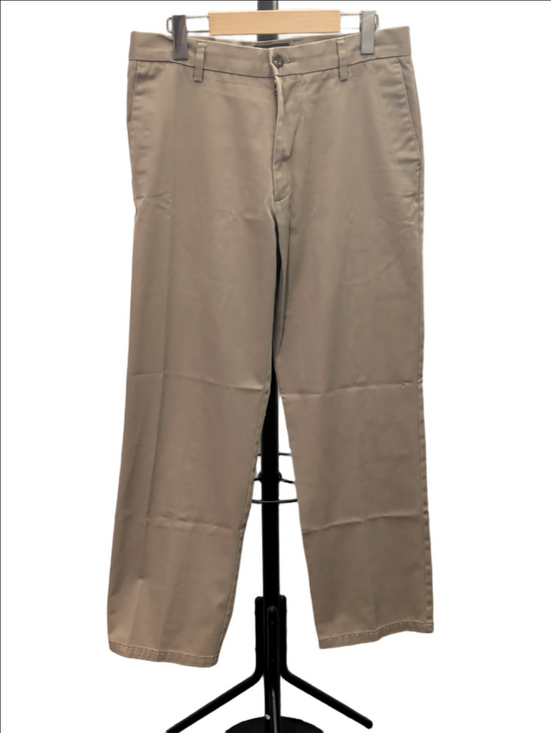 Dockers Other - Dockers Men's Light Khaki Straight Fit Flat Front Chino Pants Size 32x30